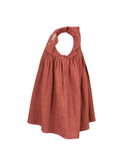 Eshri Embroidered Dress - Rust